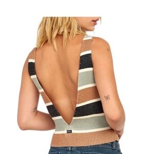 NWT RVCA Foxxe Sweater Tank ~ Large